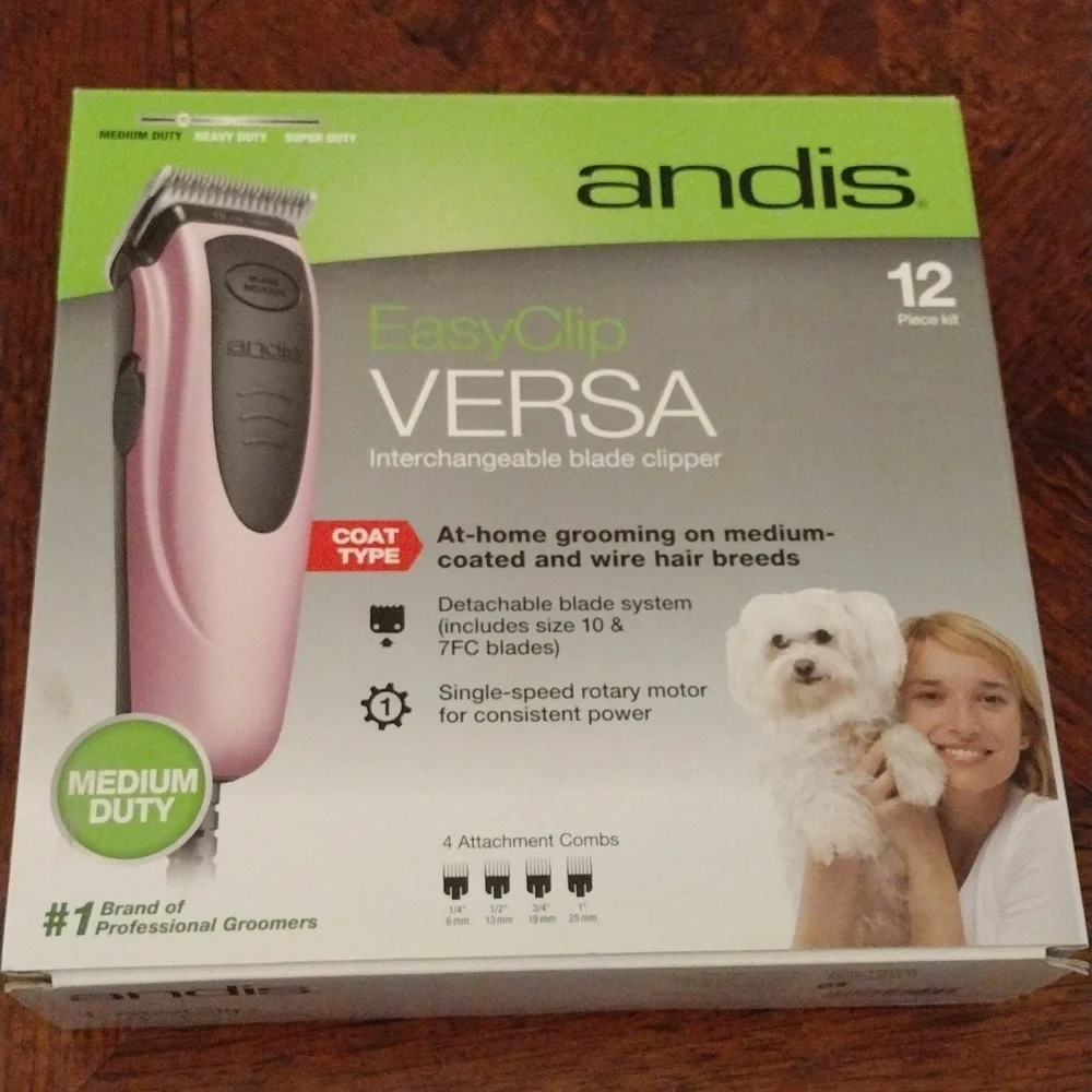 Andis Easy Clip Pet Hair Clipper Trimmer Kit Lk.NEW